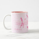 Danse de musique et rose personnalisés de drame mugs à café