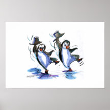 danse de pingouins posters