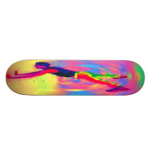 Danse de rue, arc-en-ciel, radial plateau de skateboard