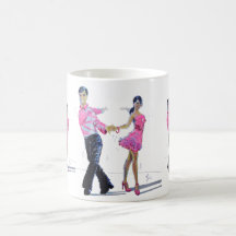 Danse de salon de Cha Cha Cha Mugs