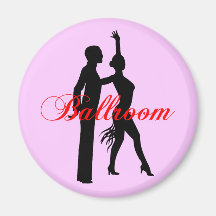 Danse de salon magnets pour réfrigérateur