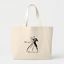 Danse démodée de couples de mariage sac fourre-tout