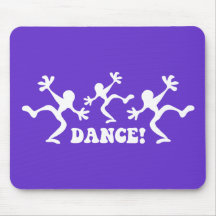 Danse folle de danseurs tapis de souris