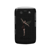 Danse gothique mignonne audacieuse d'ange de Black Étui Blackberry Bold