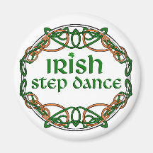 Danse irlandaise d'étape magnets