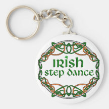 Danse irlandaise d'étape porte-clefs