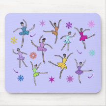 Danse Mousepad de ballerine Tapis De Souris