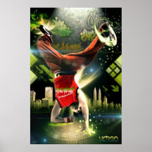 Danse urbaine de rue posters