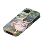 Danseur avec un bouquet des fleurs par Edgar Degas Coques Case-Mate iPhone 4
