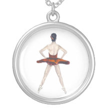 danseur classique collier personnalisé
