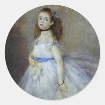 Danseur classique par Renoir, art vintage d'impres Autocollants