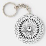Danseur dans l'oeil dansant Keychain Porte-clé