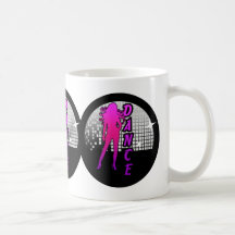 Danseur de boule de disco tasse