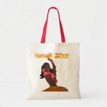 Danseur de danse polynésienne Aloha Sacs En Toile