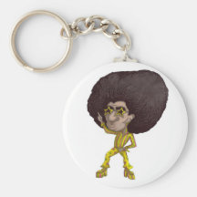 Danseur de disco porte-clefs