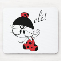 Danseur de flamenco vieux ! tapis de souris
