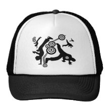 danseur de hip hop casquettes