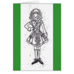 DANSEUR IRLANDAIS CARTES DE VŒUX