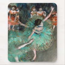 Danseur vert (danseuse Verte) Edgar Degas Tapis De Souris