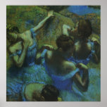 Danseurs bleus par Edgar Degas, impressionisme vin Posters