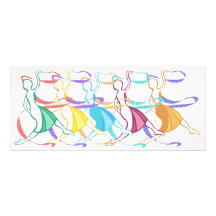 Danseurs Carton D'invitation