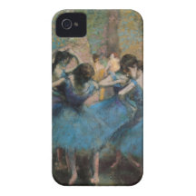 Danseurs dans la caisse iPhone4 bleue Coques iPhone 4 Case-Mate