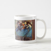 Danseurs dans le bleu mugs à café