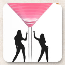 Danseurs de cocktail sous-bock