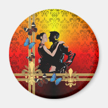 Danseurs de tango magnets