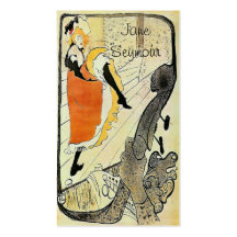 Danseuse de La Modèles De Cartes De Visite
