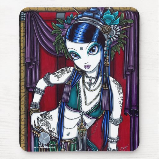Danseuse du ventre tribale Mousepad de fusion de " Tapis De Souris
