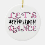 Dansons les couples de danse décorations pour sapins de noël