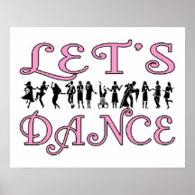 Dansons les couples de danse posters