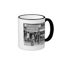 Danville occidental, VT, bureau de poste, les anné Tasse