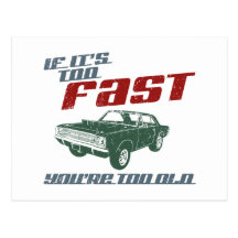 Dard de 1968 Dodge Hurst Hemi Carte Postale