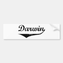 Darwin Autocollant Pour Voiture