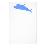 Dauphin bleu papier à lettre customisable