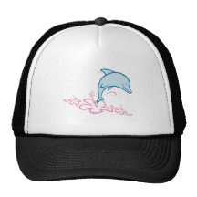 Dauphin de fleur casquettes