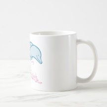 Dauphin de fleur tasse