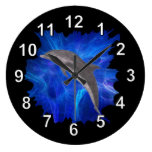 Dauphin sautant l'horloge