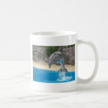 Dauphin sautant mug à café