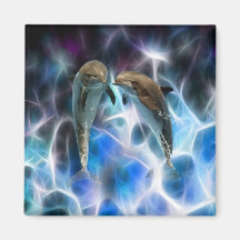 Dauphins et cristaux de fractale magnets