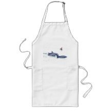 Dauphins et tablier de pélican