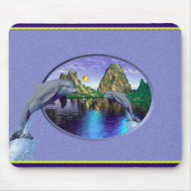 Dauphins Mousepad Tapis De Souris