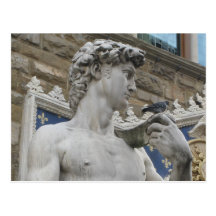 David de Michaël Angelo, Florence Italie Carte Postale