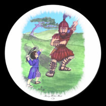 DAVID ET GOLIATH autocollants