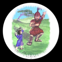 DAVID ET GOLIATH autocollants