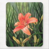 Daylily Mousepad tapis de souris