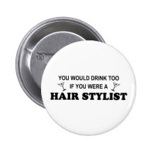 De boissons coiffeur trop - pin's