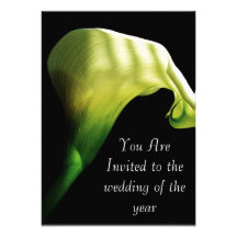 de calla faire-part de mariage lilly